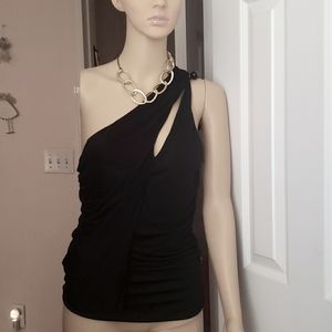 Gianni Versace Authentique vintage black top sz 4 - 6 (M)